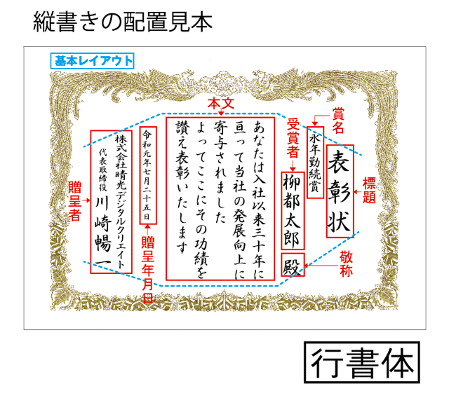 縦書き見本2