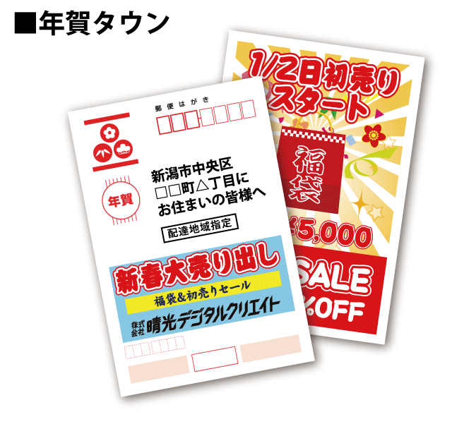 年賀タウンの事例