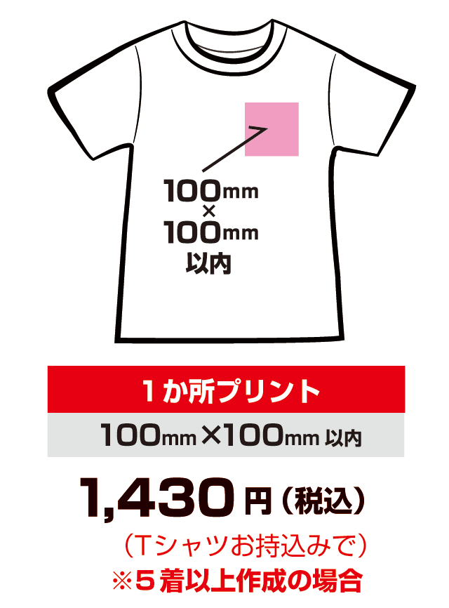 10㎝サイズ料金