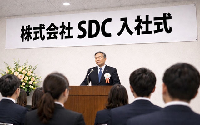 入社式イメージ