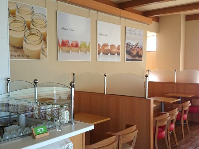 商品の店内パネル