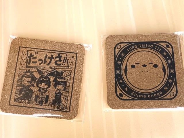 コルクコースター２点