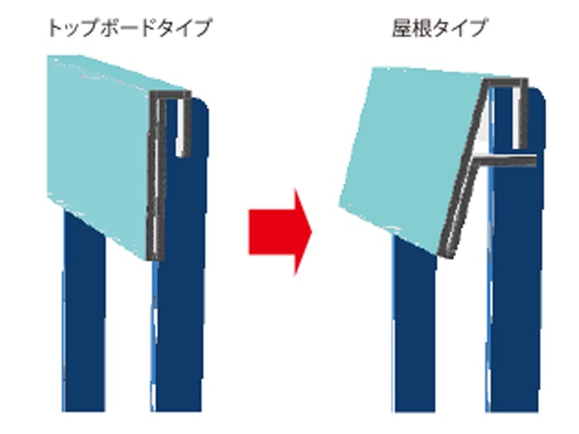 カウンターブース背面
